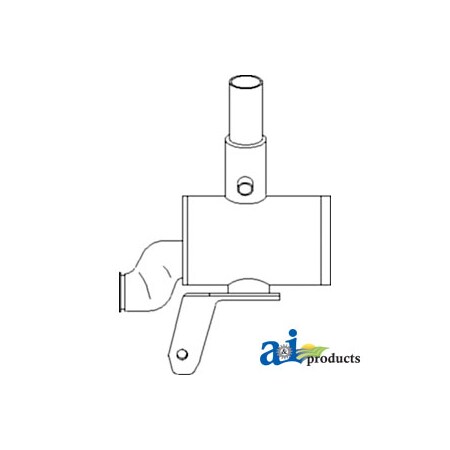 A & I Products Muffler 18.6" x18.4" x8.2" A-82009293